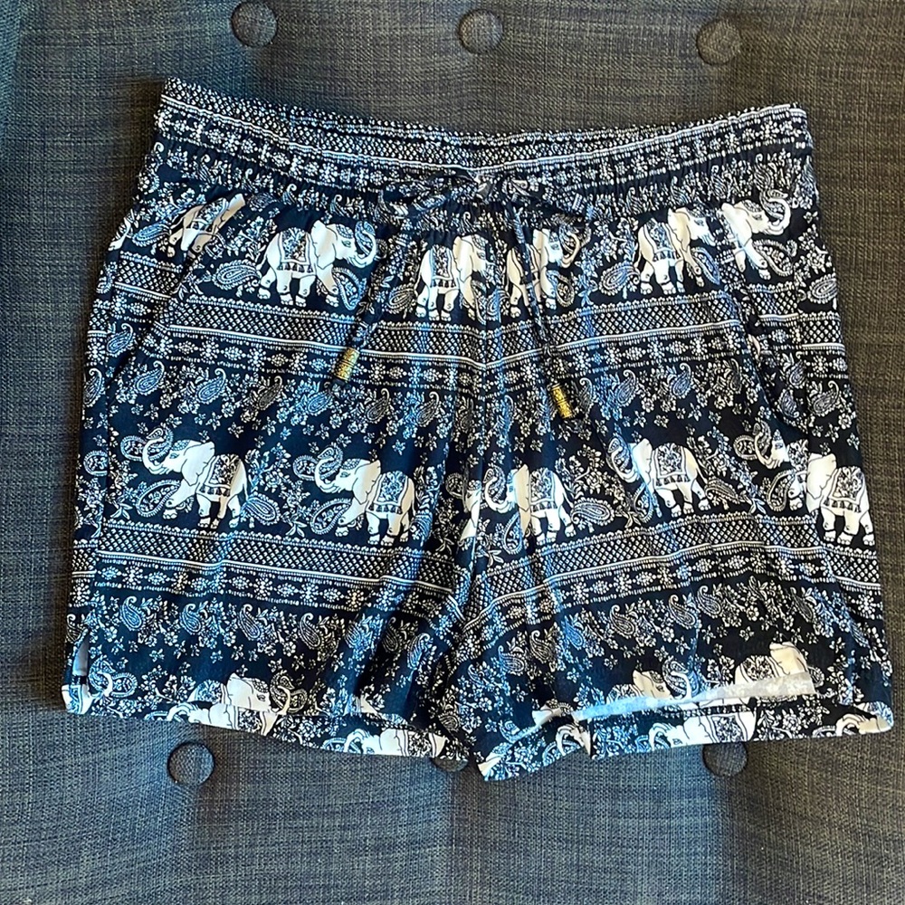 Pink rose shorts